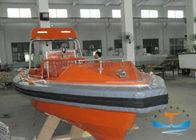 Light Weight Solas Rescue Boat , Fire Protected Lifeboat 6-16 Person Capacity