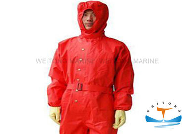 男女兼用の海洋の消火活動装置ライト タイプ化学防護服